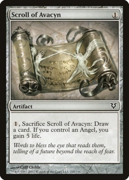 naokuroshop MTG [AVR][220][茶][C][EN][アヴァシンの巻物/Scroll of Avacyn] NM