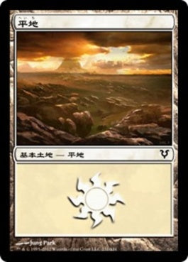 naokuroshop MTG [AVR][231][土地][C][JP][平地/Plains] NM