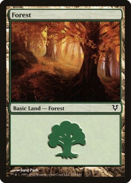 naokuroshop MTG [AVR][243][土地][C][EN][森/Forest] NM