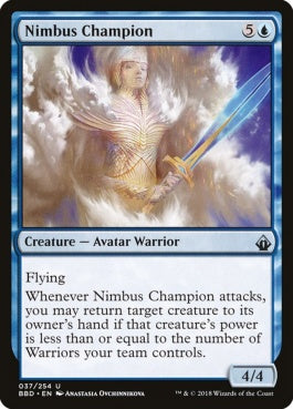 naokuroshop MTG [BBD][037][青][U][EN][乱雲の英雄/Nimbus Champion] NM