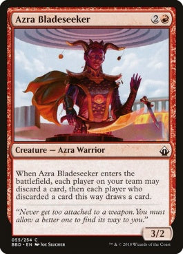 naokuroshop MTG [BBD][055][赤][C][EN][アズラの求刃者/Azra Bladeseeker] NM