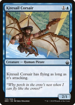 naokuroshop MTG [BBD][120][青][C][EN][帆凧の海賊/Kitesail Corsair] NM