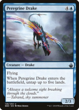 naokuroshop MTG [BBD][128][青][U][EN][流浪のドレイク/Peregrine Drake] NM