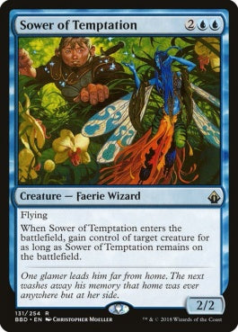 naokuroshop MTG [BBD][131][青][R][EN][誘惑蒔き/Sower of Temptation] NM