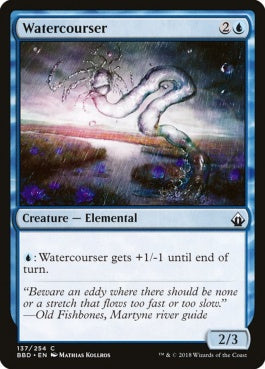 naokuroshop MTG [BBD][137][青][C][EN][狩漁者/Watercourser] NM