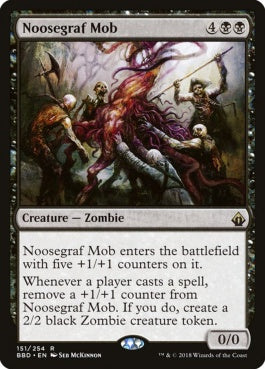 naokuroshop MTG [BBD][151][黒][R][EN][絞墓の群衆/Noosegraf Mob] NM