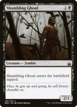 naokuroshop MTG [BBD][159][黒][C][EN][よろめくグール/Shambling Ghoul] NM