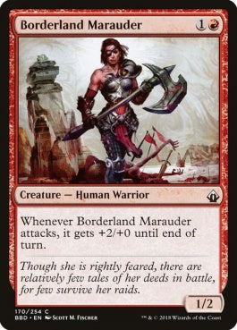 naokuroshop MTG [BBD][170][赤][C][EN][国境地帯の匪賊/Borderland Marauder] NM