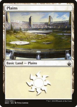 naokuroshop MTG [BBD][250][土地][C][EN][平地/Plains] NM