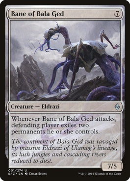 naokuroshop MTG [BFZ][001][無][U][EN][バーラ・ゲドを滅ぼすもの/Bane of Bala Ged] NM