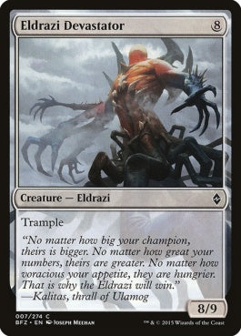 naokuroshop MTG [BFZ][007][無][C][EN][エルドラージの壊滅させるもの/Eldrazi Devastator] NM