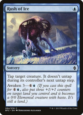 naokuroshop MTG [BFZ][084][青][C][EN][氷の猛進/Rush of Ice] NM