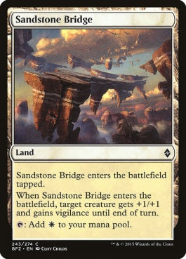 naokuroshop MTG [BFZ][243][土地][C][EN][砂岩の橋/Sandstone Bridge] NM