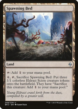 naokuroshop MTG [BFZ][248][土地][U][EN][繁殖苗床/Spawning Bed] NM