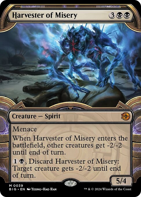 naokuroshop MTG [BIG][0039][黒][M][EN][苦難の収穫者/Harvester of Misery]（foil） NM