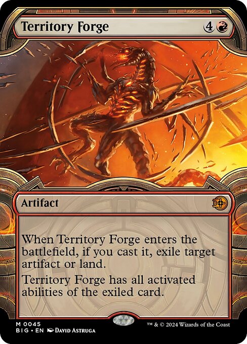 naokuroshop MTG [BIG][0045][赤][M][EN][領土の溶鉱炉/Territory Forge]（foil） NM