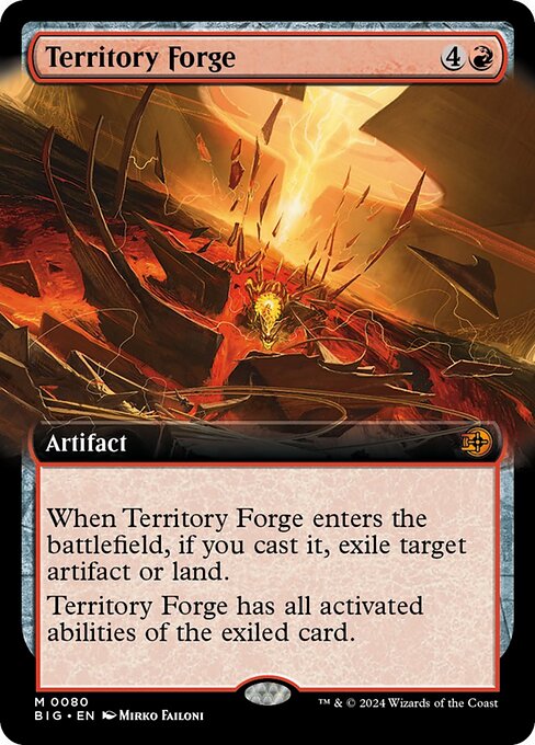 naokuroshop MTG [BIG][0080][赤][M][EN][領土の溶鉱炉/Territory Forge] NM