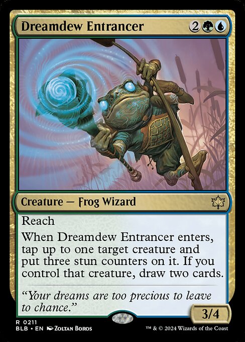 naokuroshop MTG [BLB][0211][多][R][EN][夢露の幻惑者/Dreamdew Entrancer]（foil） NM