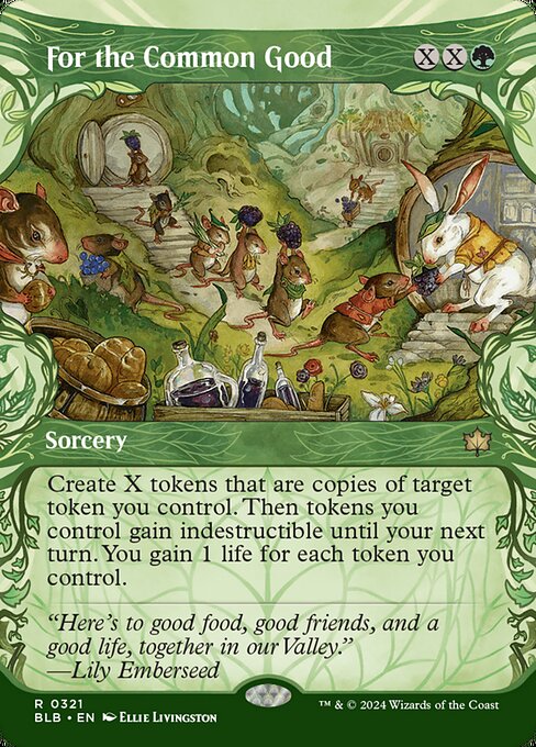 naokuroshop MTG [BLB][0321][緑][R][EN][共通の利益のために/For the Common Good] NM