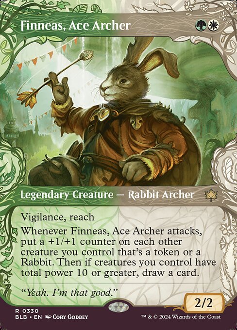 naokuroshop MTG [BLB][0330][多][R][EN][腕利きの射手、フィニアス/Finneas, Ace Archer]（foil） NM