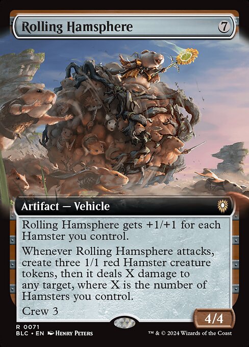 naokuroshop MTG [BLC][0071][茶][R][EN][転がるハムス球/Rolling Hamsphere] NM