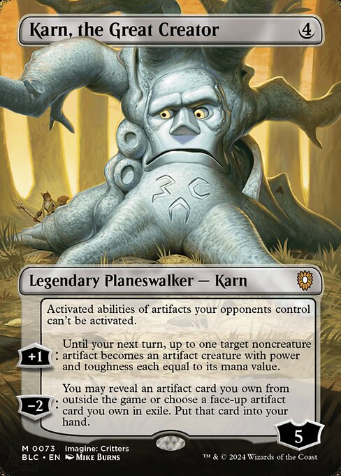 naokuroshop MTG [BLC][0073][無][M][EN][大いなる創造者、カーン/Karn, the Great Creator] NM