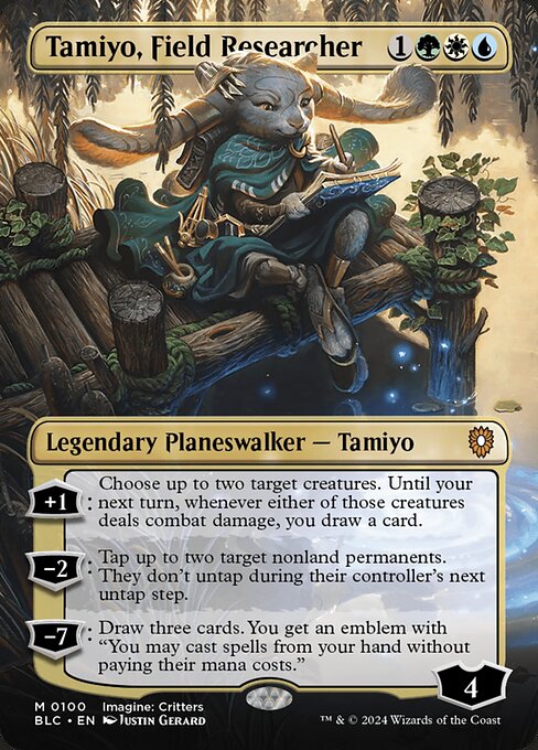 naokuroshop MTG [BLC][0100][多][M][EN][実地研究者、タミヨウ/Tamiyo, Field Researcher] NM