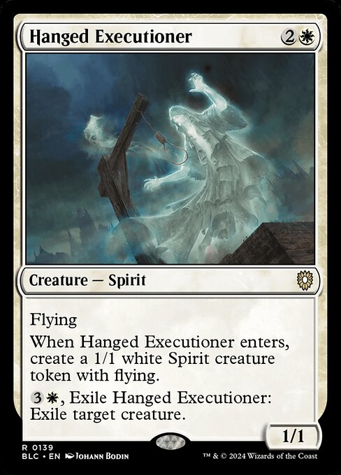 naokuroshop MTG [BLC][0139][白][R][EN][絞首された処刑人/Hanged Executioner] NM