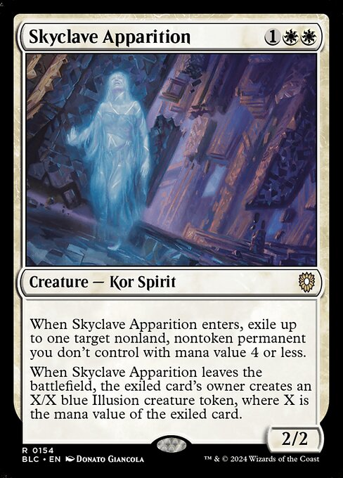 naokuroshop MTG [BLC][0154][白][R][EN][スカイクレイブの亡霊/Skyclave Apparition] NM