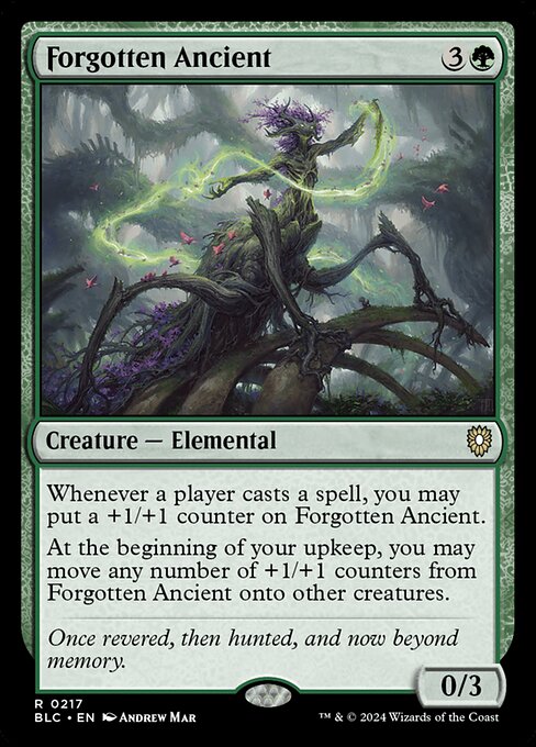 naokuroshop MTG [BLC][0217][緑][R][EN][忘れられた古霊/Forgotten Ancient] NM