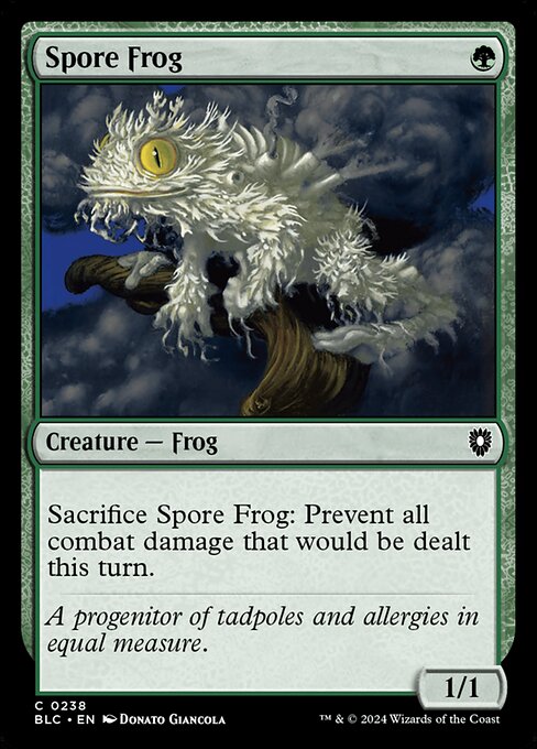 naokuroshop MTG [BLC][0238][緑][C][EN][胞子カエル/Spore Frog] NM