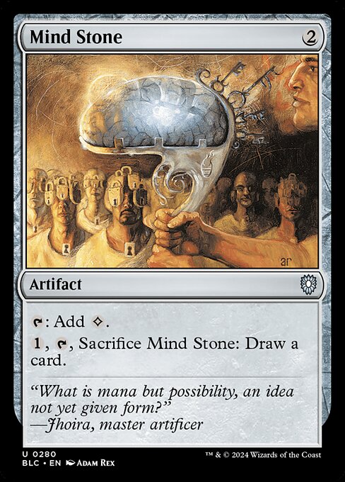 naokuroshop MTG [BLC][0280][茶][U][EN][精神石/Mind Stone] NM