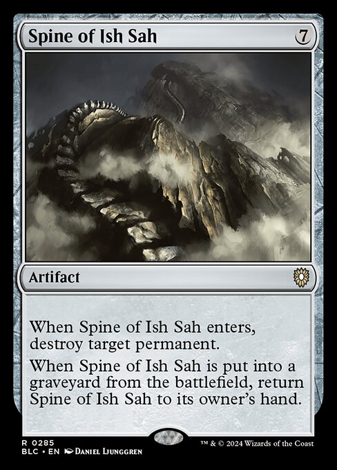 naokuroshop MTG [BLC][0285][茶][R][EN][イシュ・サーの背骨/Spine of Ish Sah] NM