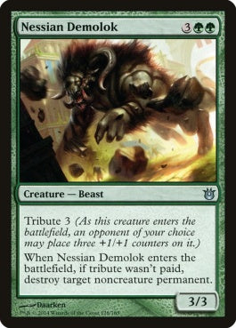 naokuroshop MTG [BNG][128][緑][U][EN][ネシアンのデモロク/Nessian Demolok] NM