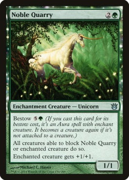 naokuroshop MTG [BNG][130][緑][U][EN][気高き獲物/Noble Quarry] NM