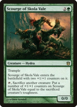 naokuroshop MTG [BNG][137][緑][R][EN][スコラ谷の災い/Scourge of Skola Vale] NM