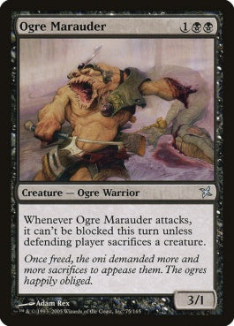 naokuroshop MTG [BOK][075][黒][U][EN][大峨の匪賊/Ogre Marauder] NM