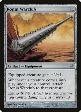 naokuroshop MTG [BOK][158][茶][U][EN][浪人の戦棍/Ronin Warclub] NM