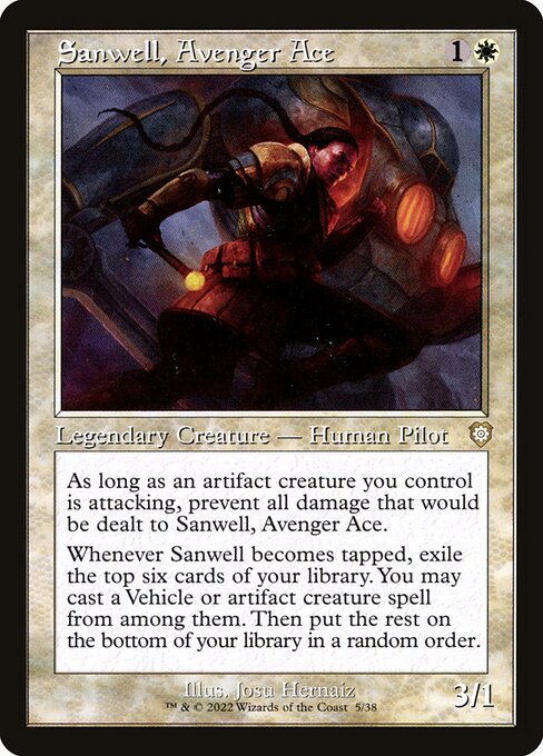 naokuroshop MTG [BRC][0005][白][R][[EN][アヴェンジャーの名手、サンウェル/Sanwell, Avenger Ace] NM