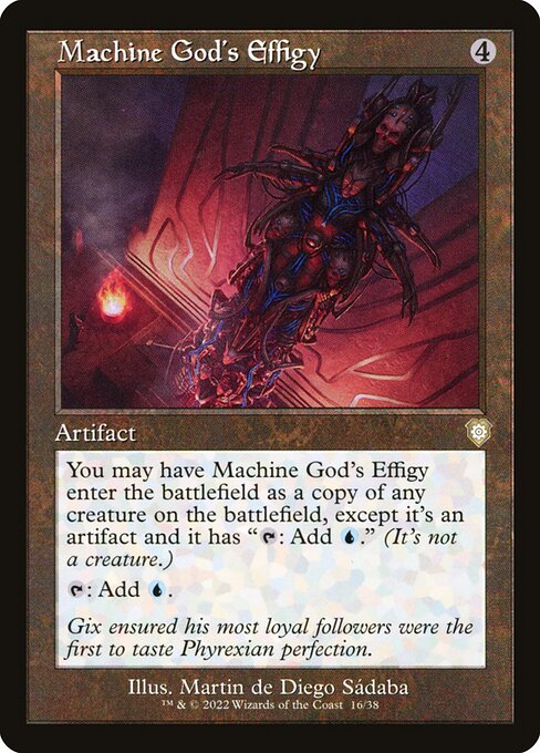 naokuroshop MTG [BRC][0016][茶][R][[EN][機械神の肖像/Machine God's Effigy] NM