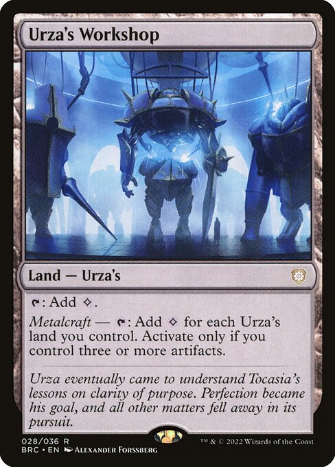 naokuroshop MTG [BRC][0028][土地][R][[EN][ウルザの作業場/Urza's Workshop] NM