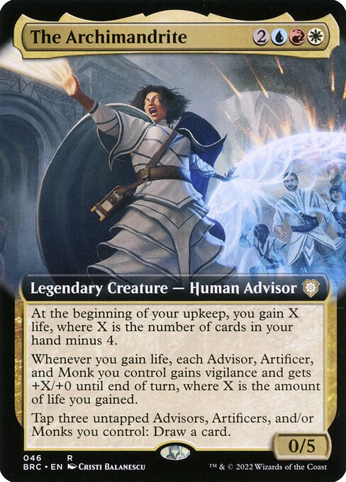 naokuroshop MTG [BRC][0046][多][R][[EN][最高機構長/The Archimandrite]（foil） NM