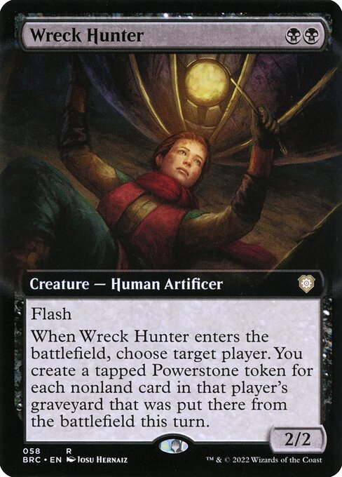 naokuroshop MTG [BRC][0058][黒][R][[EN][瓦礫捜し/Wreck Hunter] NM