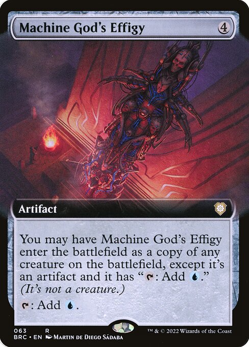 naokuroshop MTG [BRC][0063][茶][R][[EN][機械神の肖像/Machine God's Effigy] NM