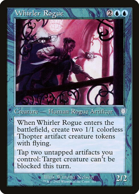 naokuroshop MTG [BRC][0101][青][U][[EN][つむじ風のならず者/Whirler Rogue] NM