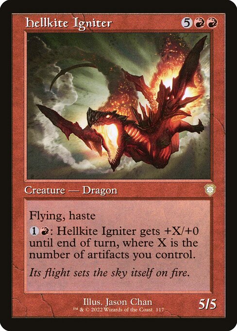 naokuroshop MTG [BRC][0117][赤][R][[EN][ヘルカイトの点火者/Hellkite Igniter] NM