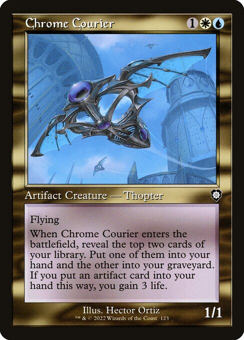 naokuroshop MTG [BRC][0123][多][C][[EN][金属の急使/Chrome Courier] NM