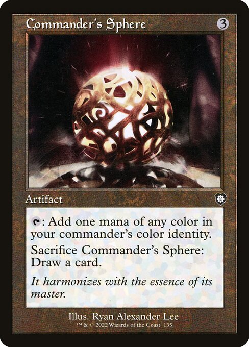 naokuroshop MTG [BRC][0135][茶][C][[EN][統率者の宝球/Commander's Sphere] NM