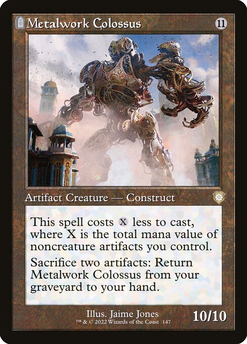 naokuroshop MTG [BRC][0147][茶][R][[EN][金属製の巨像/Metalwork Colossus] NM