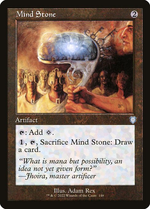 naokuroshop MTG [BRC][0148][茶][U][[EN][精神石/Mind Stone] NM